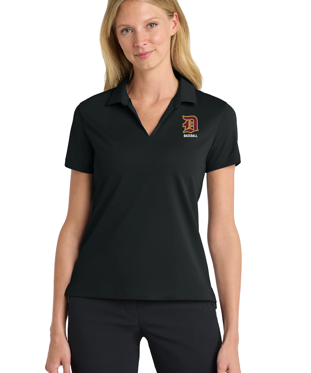 Denfeld Baseball - Black Polo - Left Chest