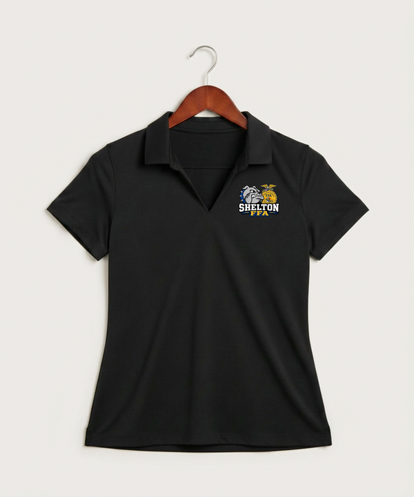 Shelton High School FFA general - Black Polo - Left Chest