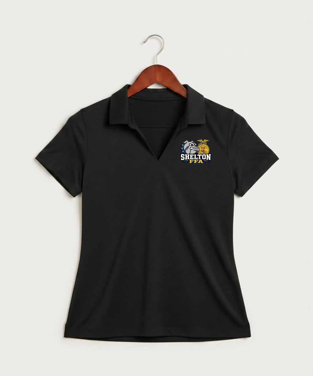 Shelton High School FFA general - Black Polo - Left Chest