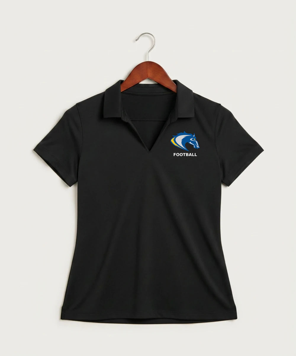 Riverside High School Football general - Black Polo - Left Chest