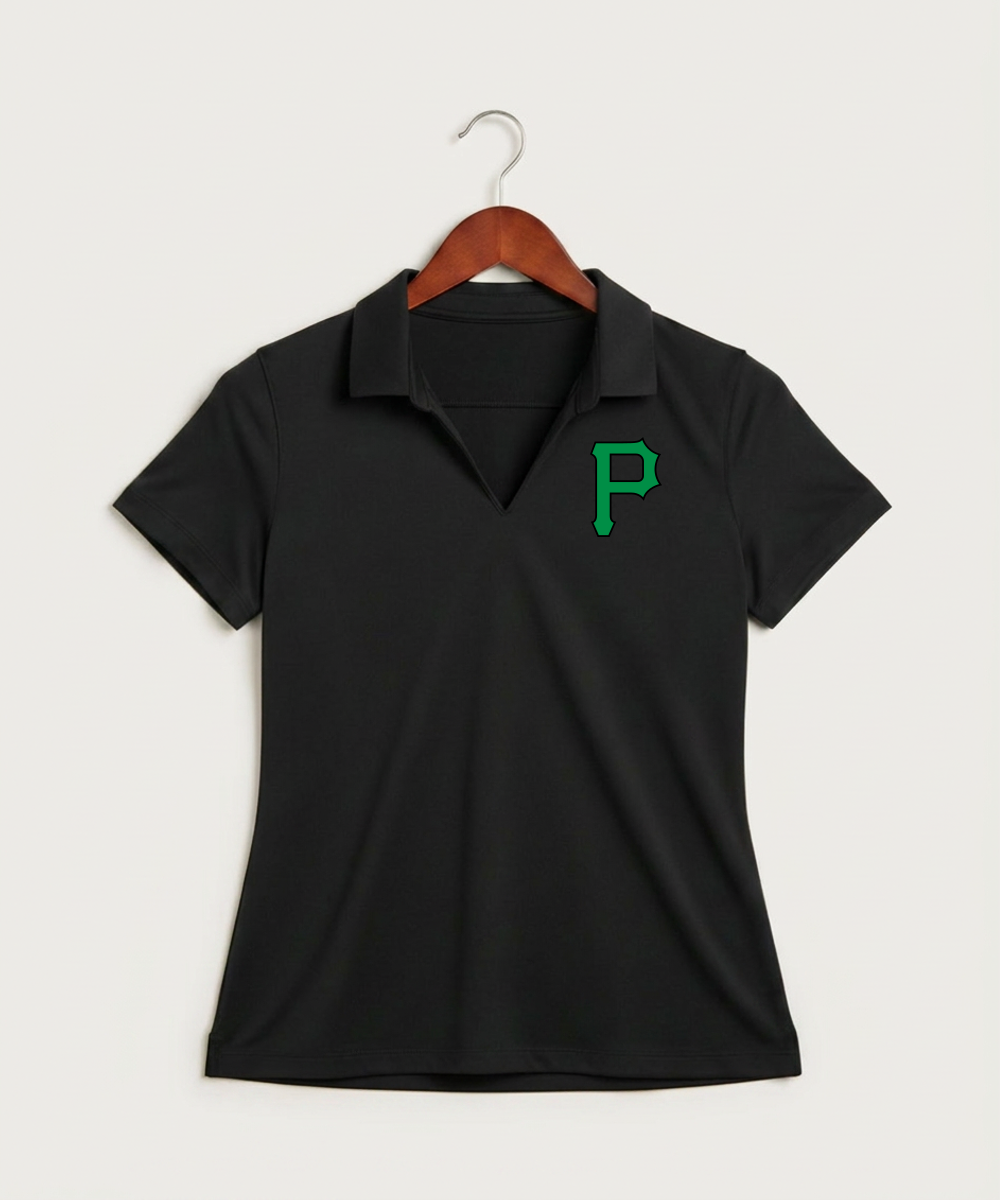 Pipestone Area High School Volleyball (Girls) - Black Polo - Left Chest