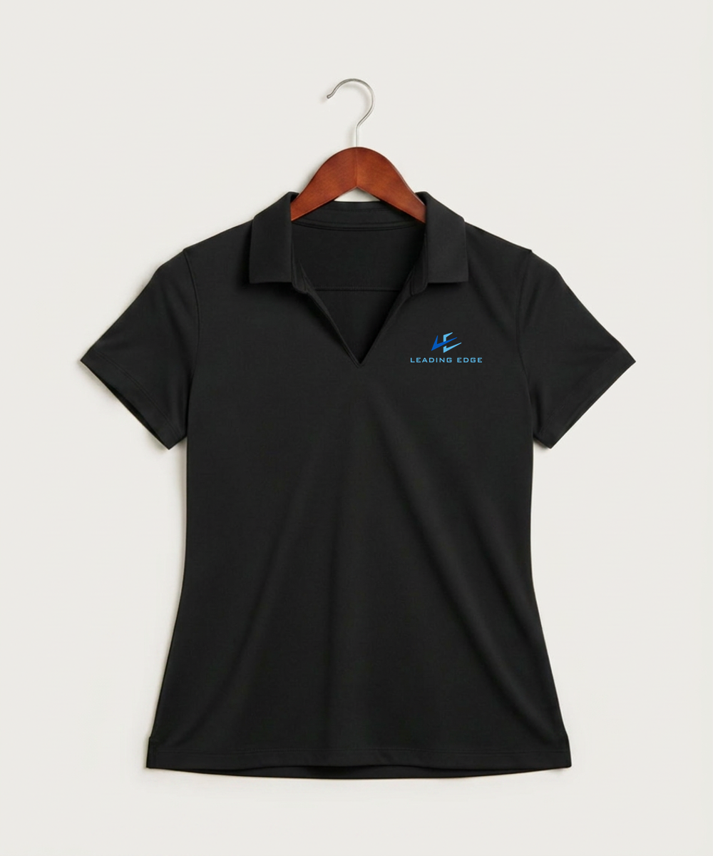 Leading Edge Team Store - Black Polo - Left Chest