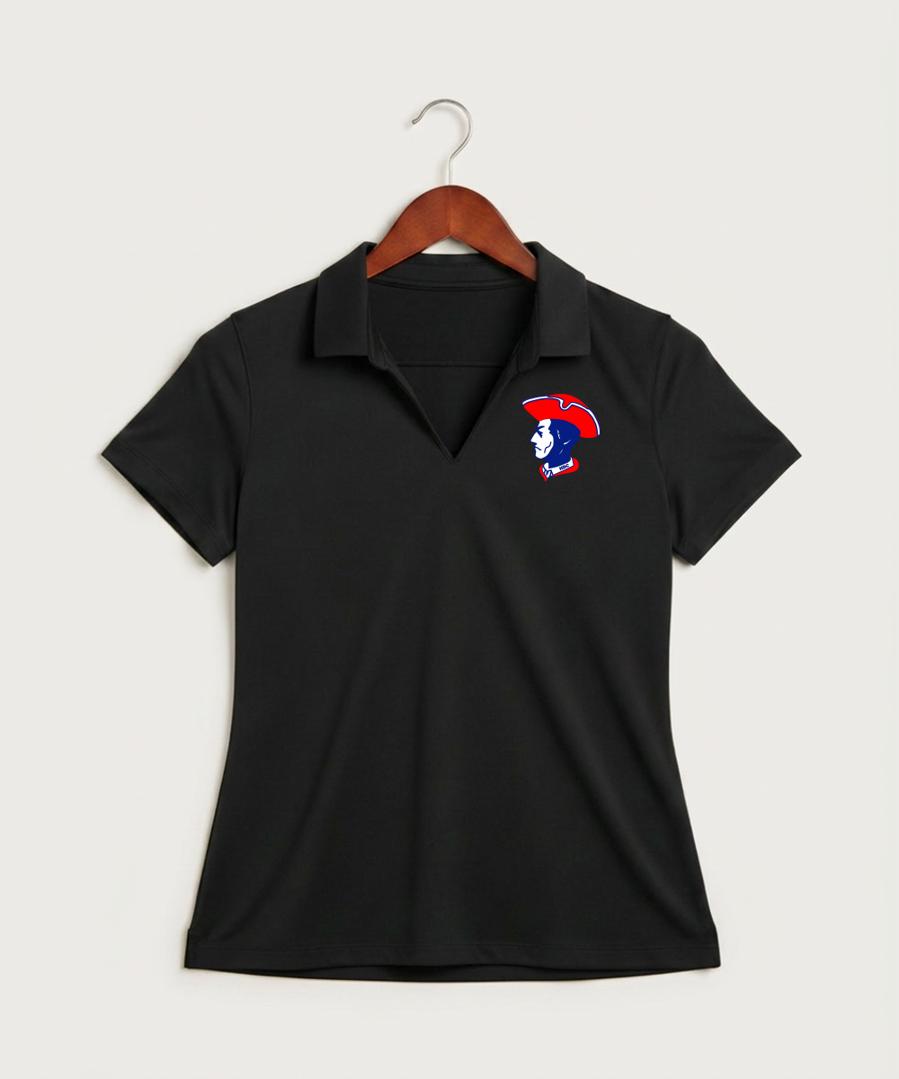 Hills-Beaver Creek High School Volleyball (Girls) - Black Polo - Left Chest