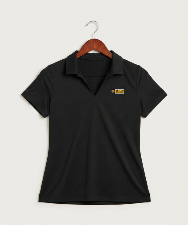 Stewartville High School Tennis (Coed) - Black Polo - Left Chest