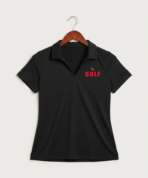 Forreston Golf - Black Polo - Left Chest