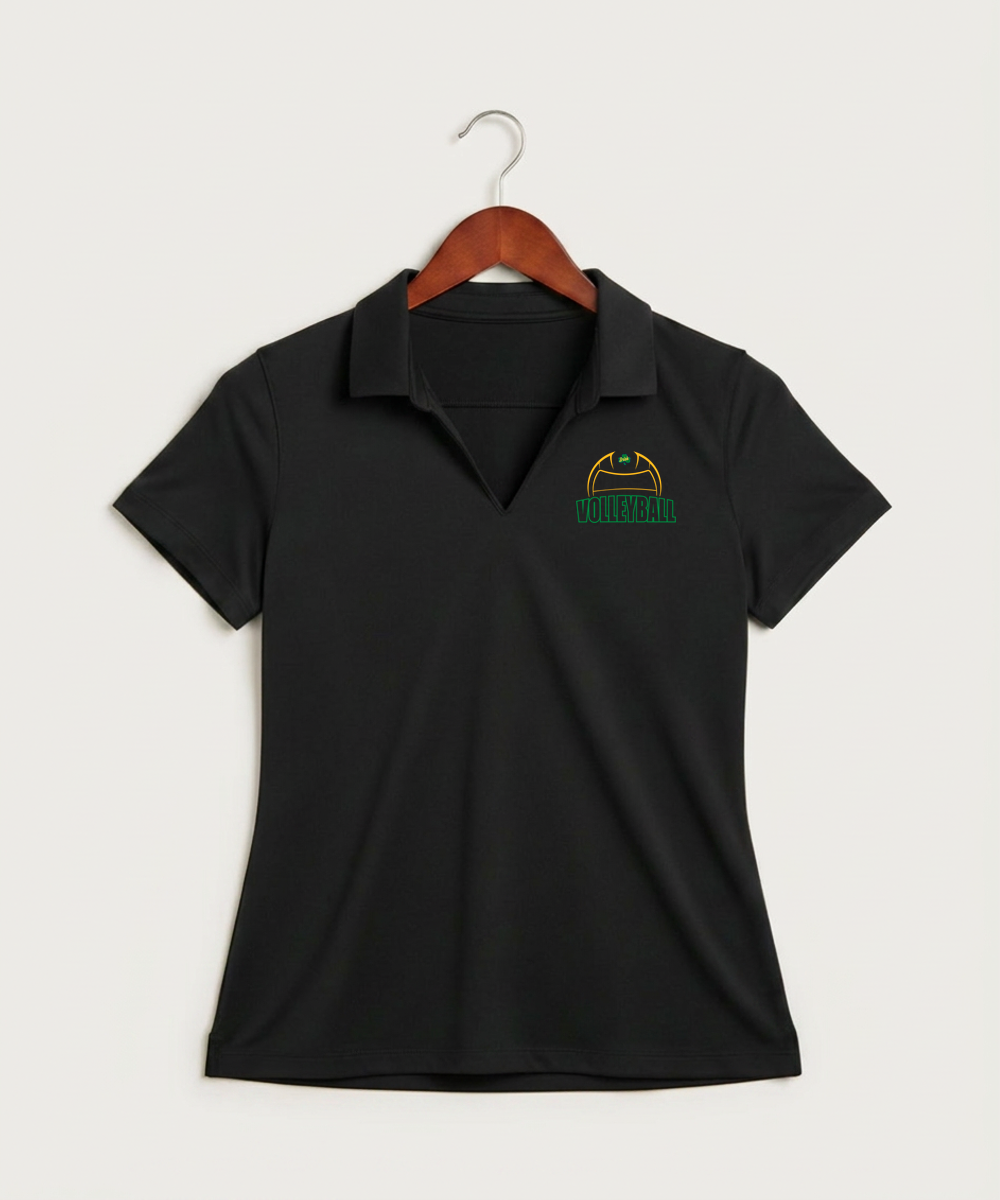 Rosemount High School Volleyball (Girls) - Black Polo - Left Chest