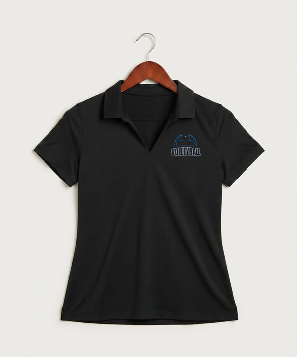 Eastview High School Volleyball (Girls) - Black Polo - Left Chest