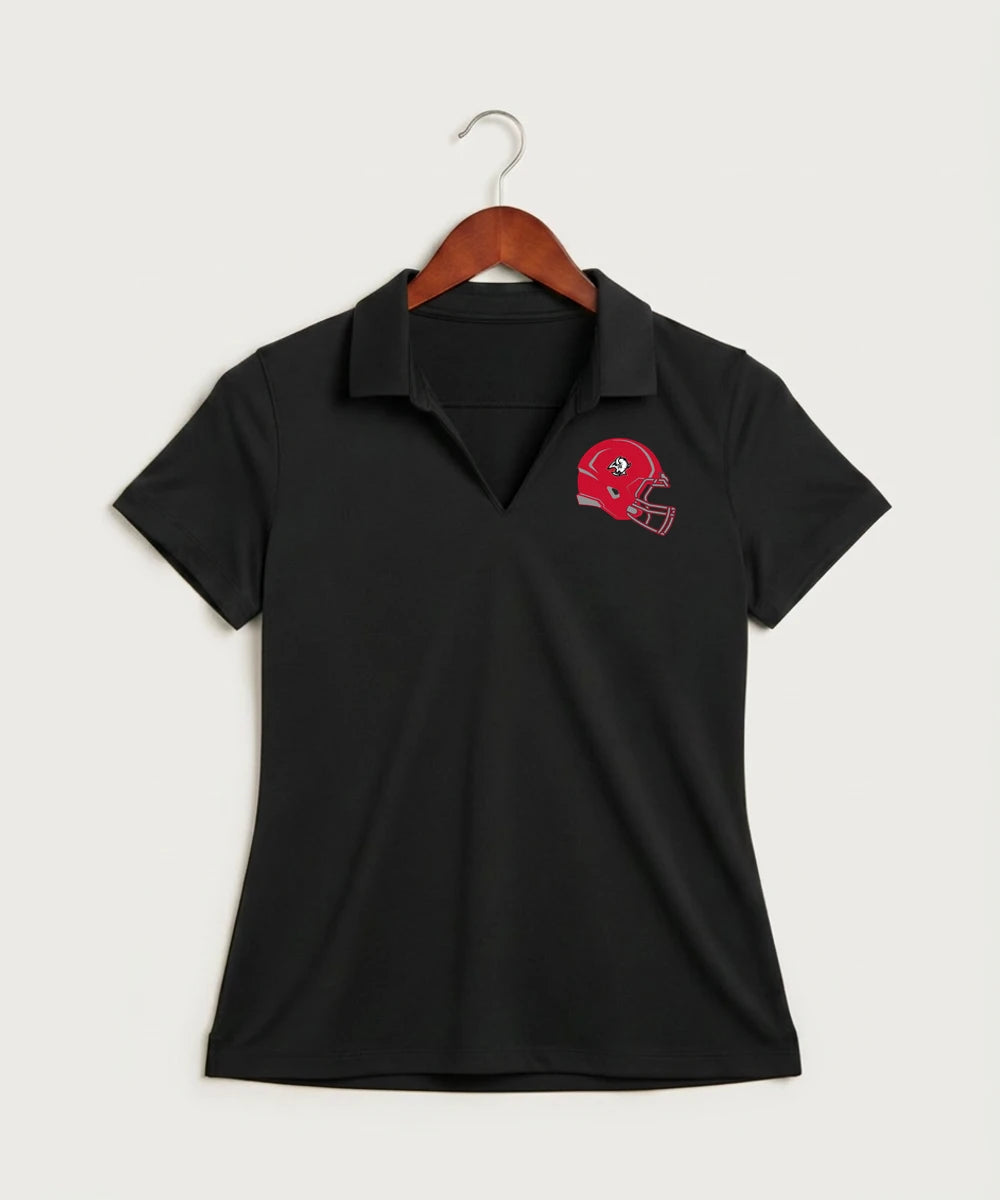 Buffalo High School Football (Boys) - Black Polo - Left Chest