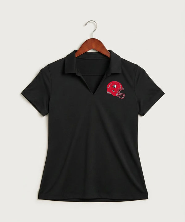Buffalo High School Football (Boys) - Black Polo - Left Chest