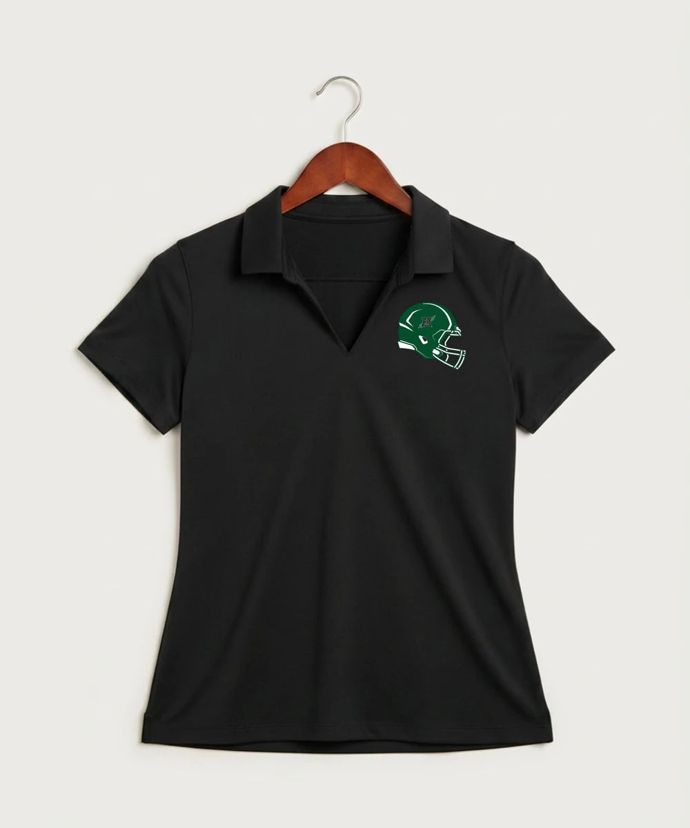 Rock Ridge High School Football (Boys) - Black Polo - Left Chest