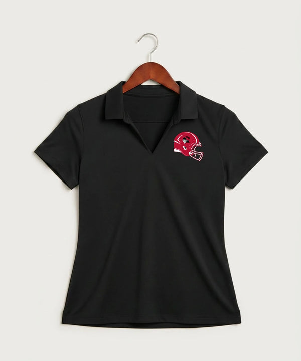 Border West Football (Boys) - Black Polo - Left Chest