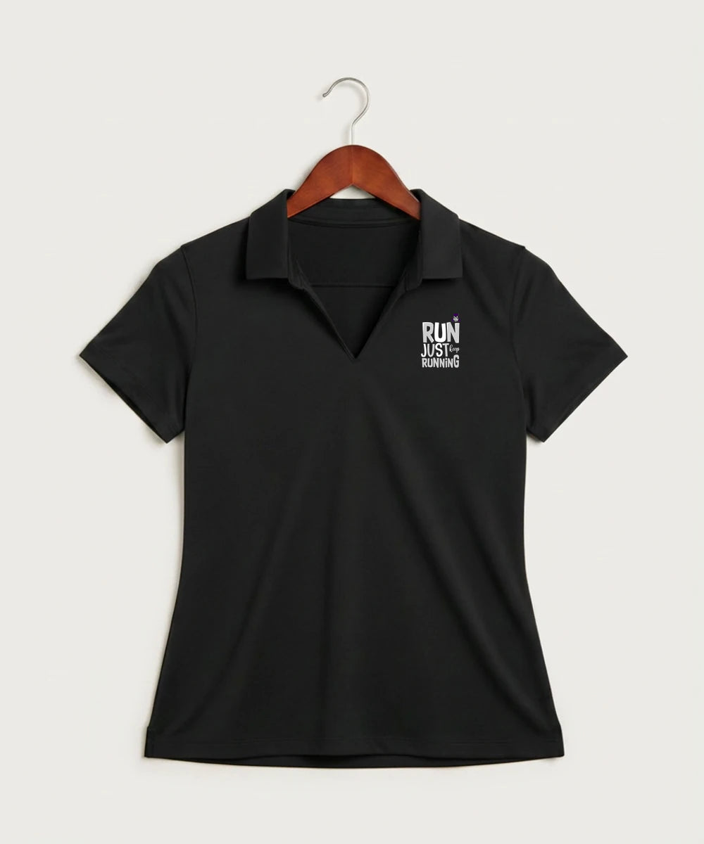 Albany High School Athletics - Black Polo - Left Chest