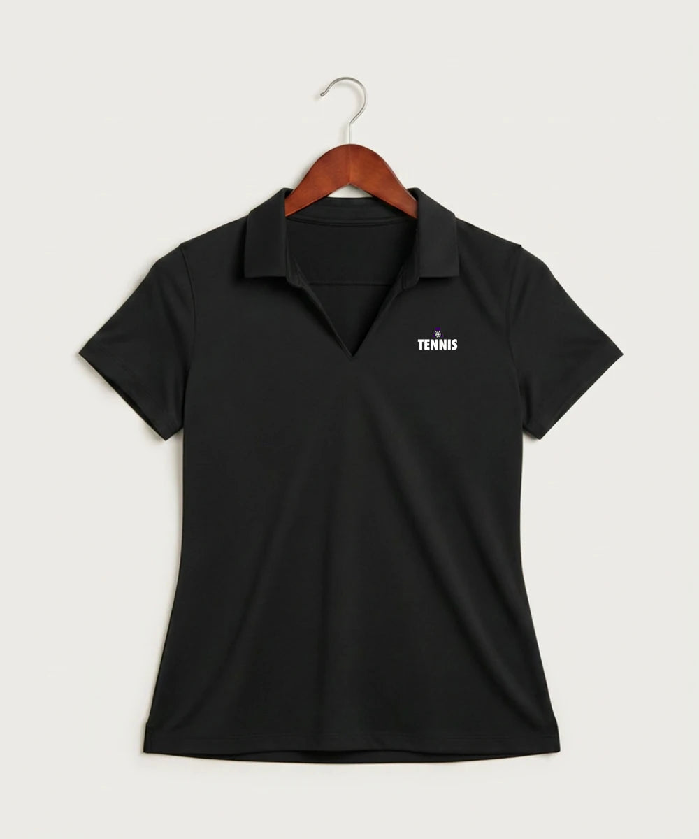 Albany High School Tennis (Boys) - Black Polo - Left Chest