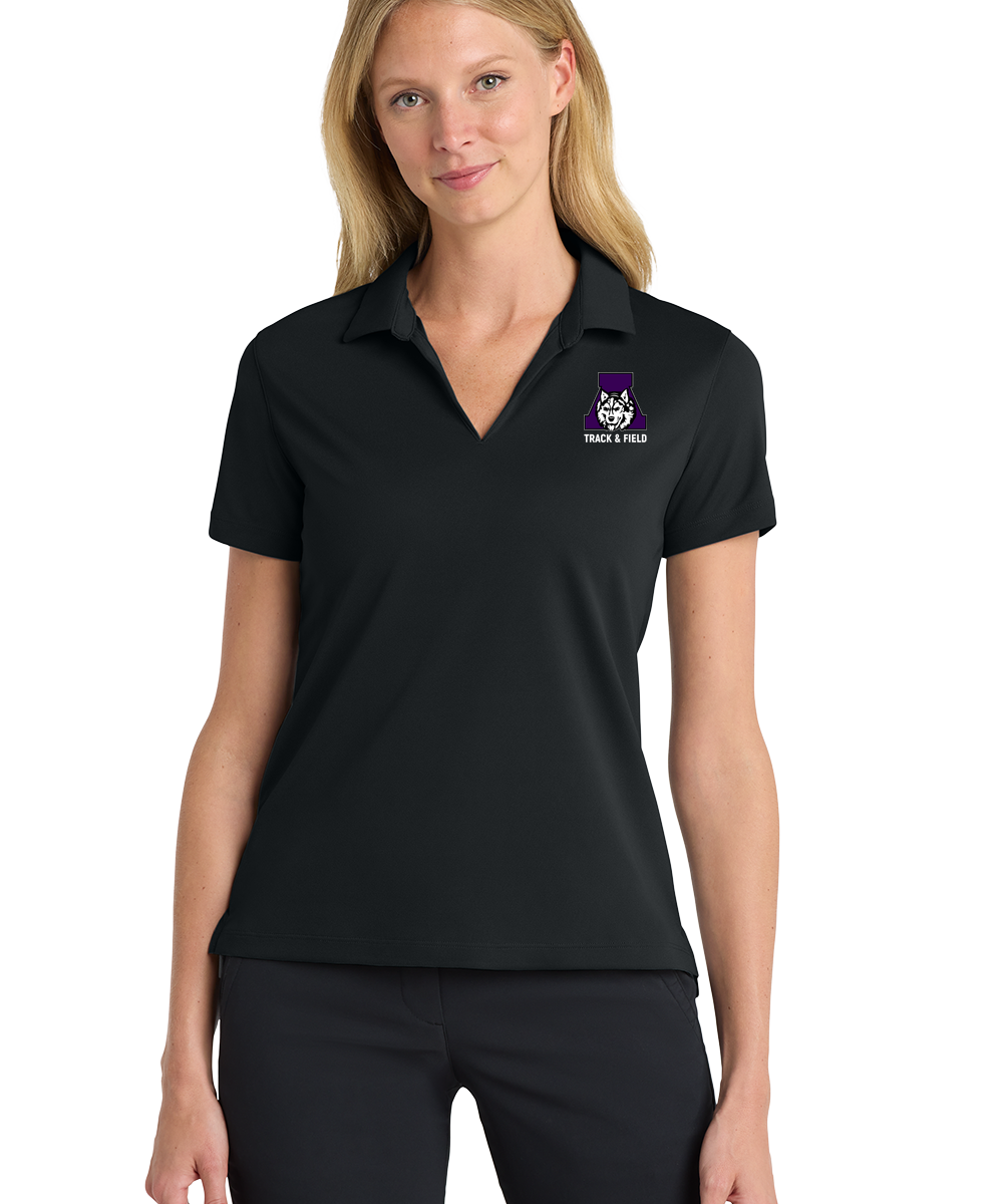 Albany Track & Field - Black Polo - Left Chest
