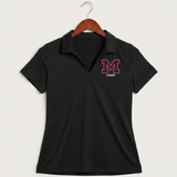 Moline Cheer general - Black Polo - Left Chest