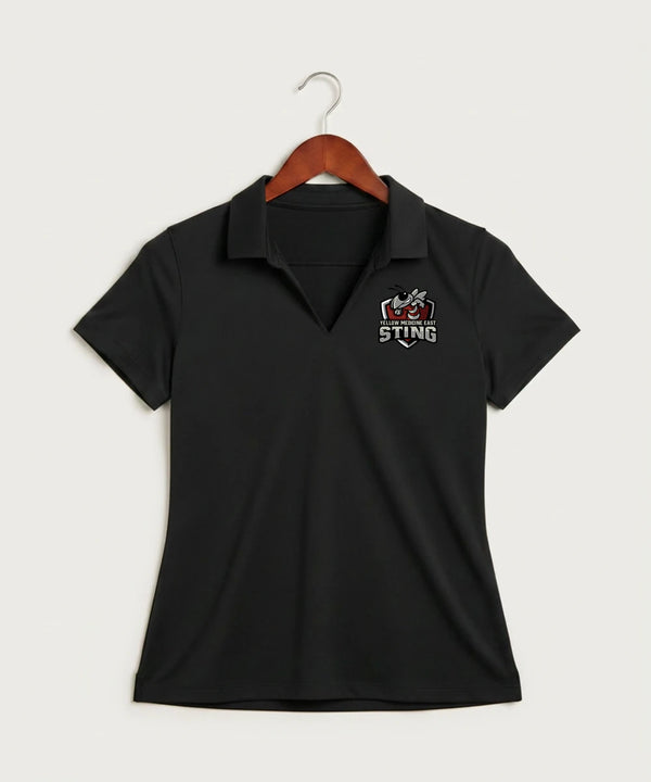 Yellow Medicine East High School Athletics - Black Polo - Left Chest