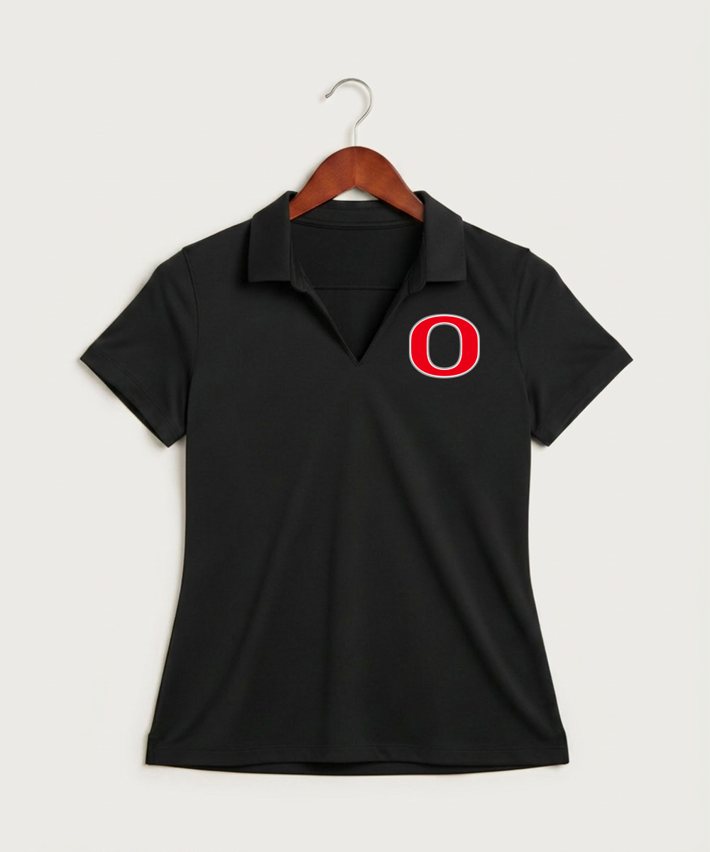 Osakis High School Athletics Coed - Black Polo - Left Chest