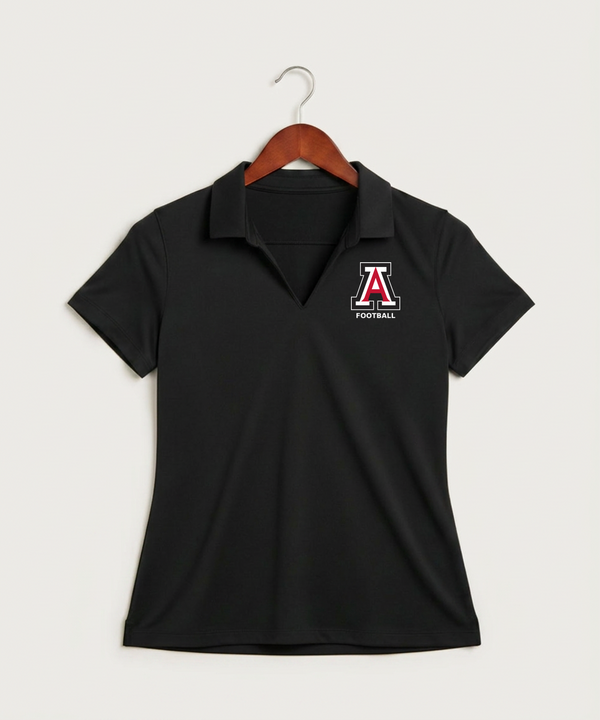 Amboy Football general - Black Polo - Left Chest