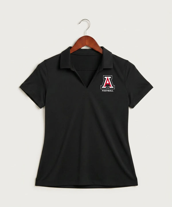 Amboy Football general - Black Polo - Left Chest