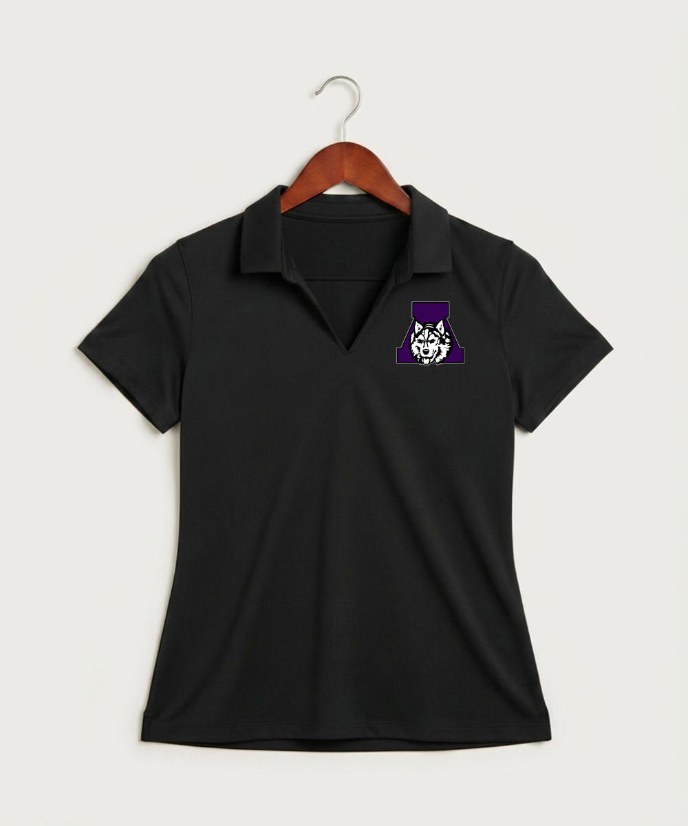 Albany High School Cheerleading - Black Polo - Left Chest