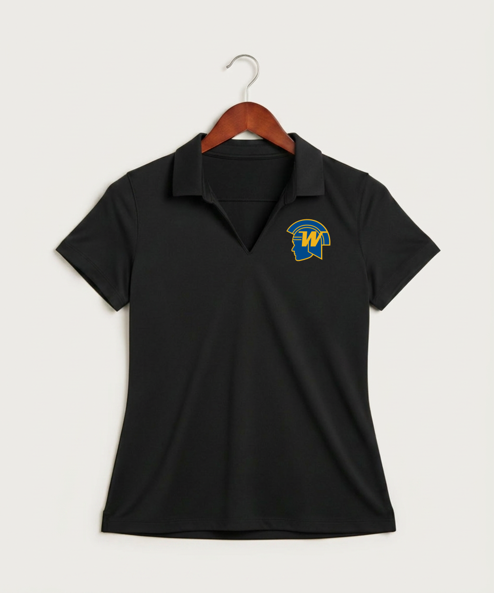 Wayzata High School Football (Boys) - Black Polo - Left Chest
