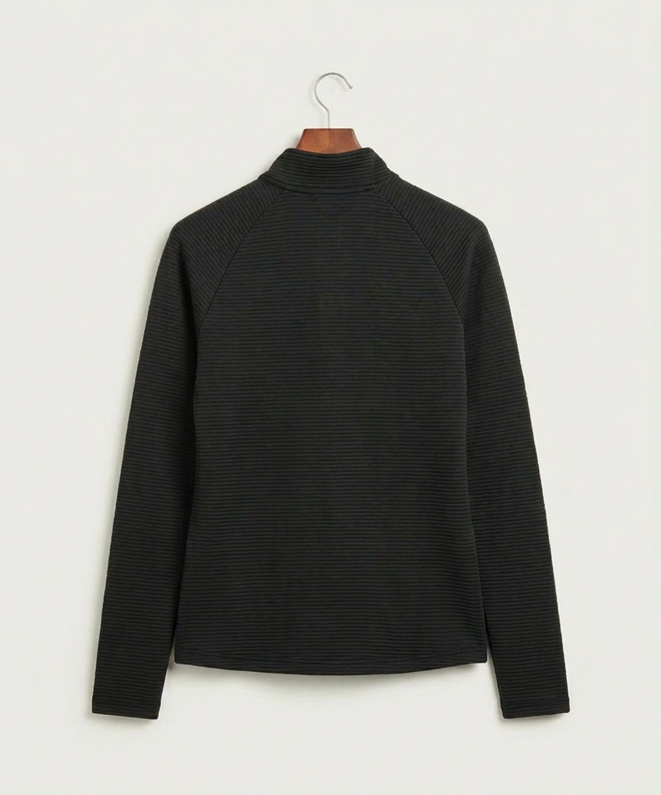 Goodhue High School Volleyball (Girls) - Black Quarter Zip - Left Chest (back)
