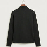 Moline Cheer general - Black Quarter Zip - Left Chest (back)