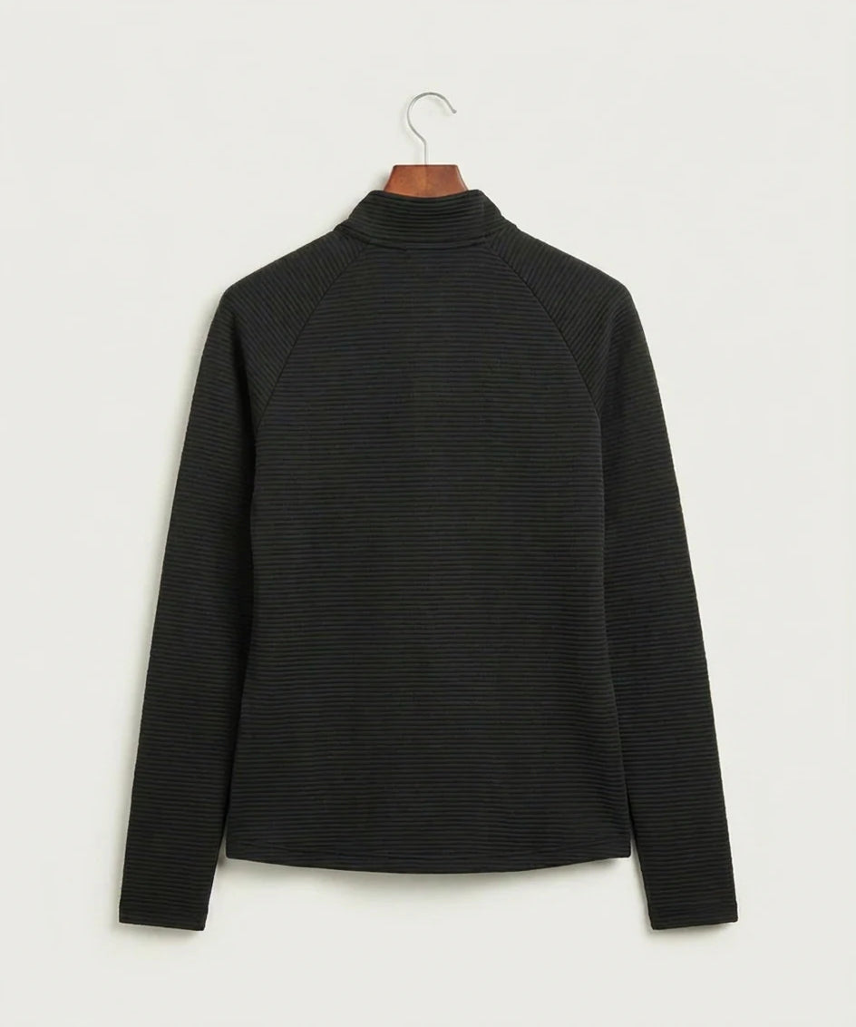 Zumbrota Mazeppa High School Volleyball (Girls) - Black Quarter Zip - Left Chest (back)
