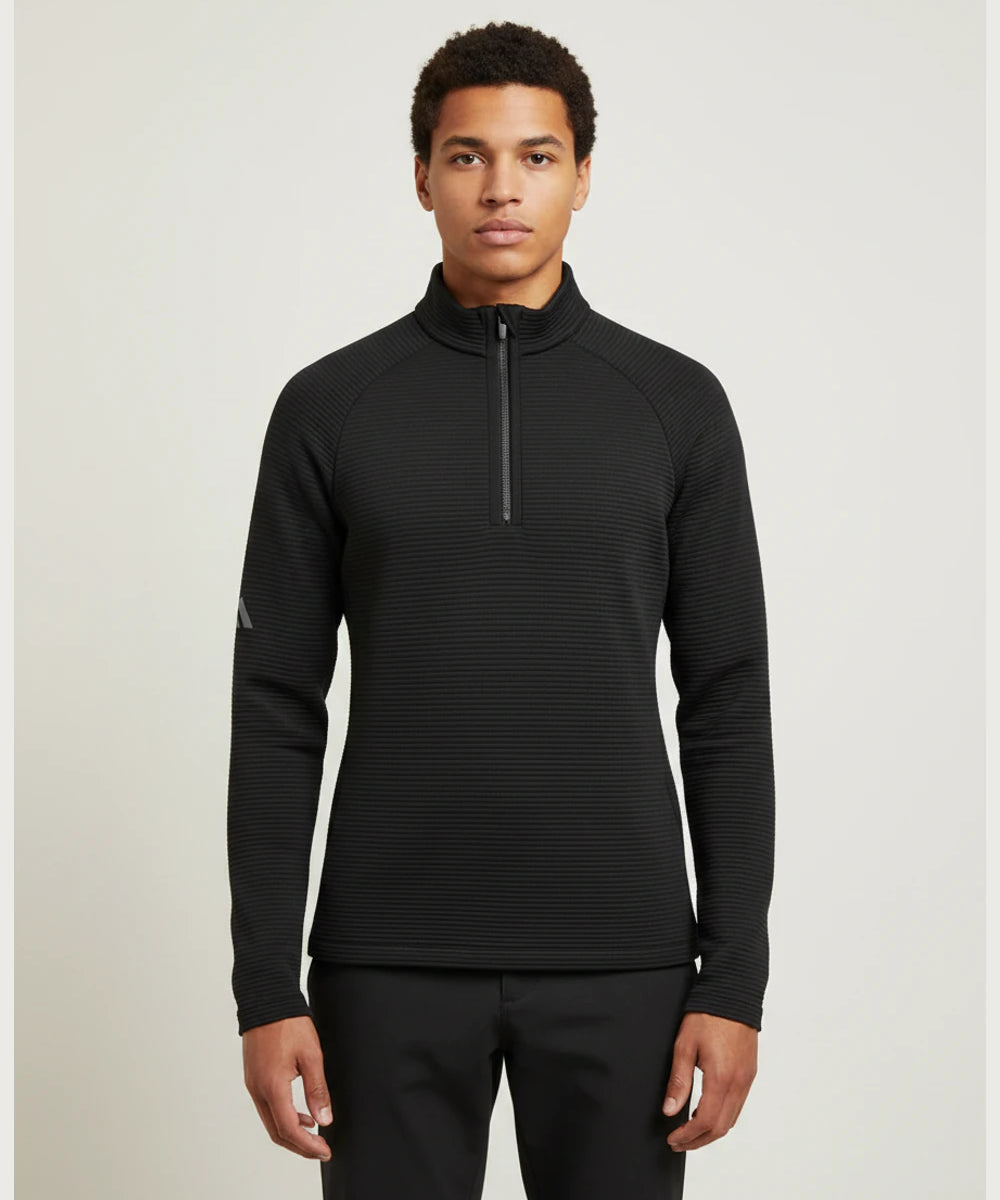 Notre Dame High School Team Store - Black Quarter Zip - Left Chest (model)