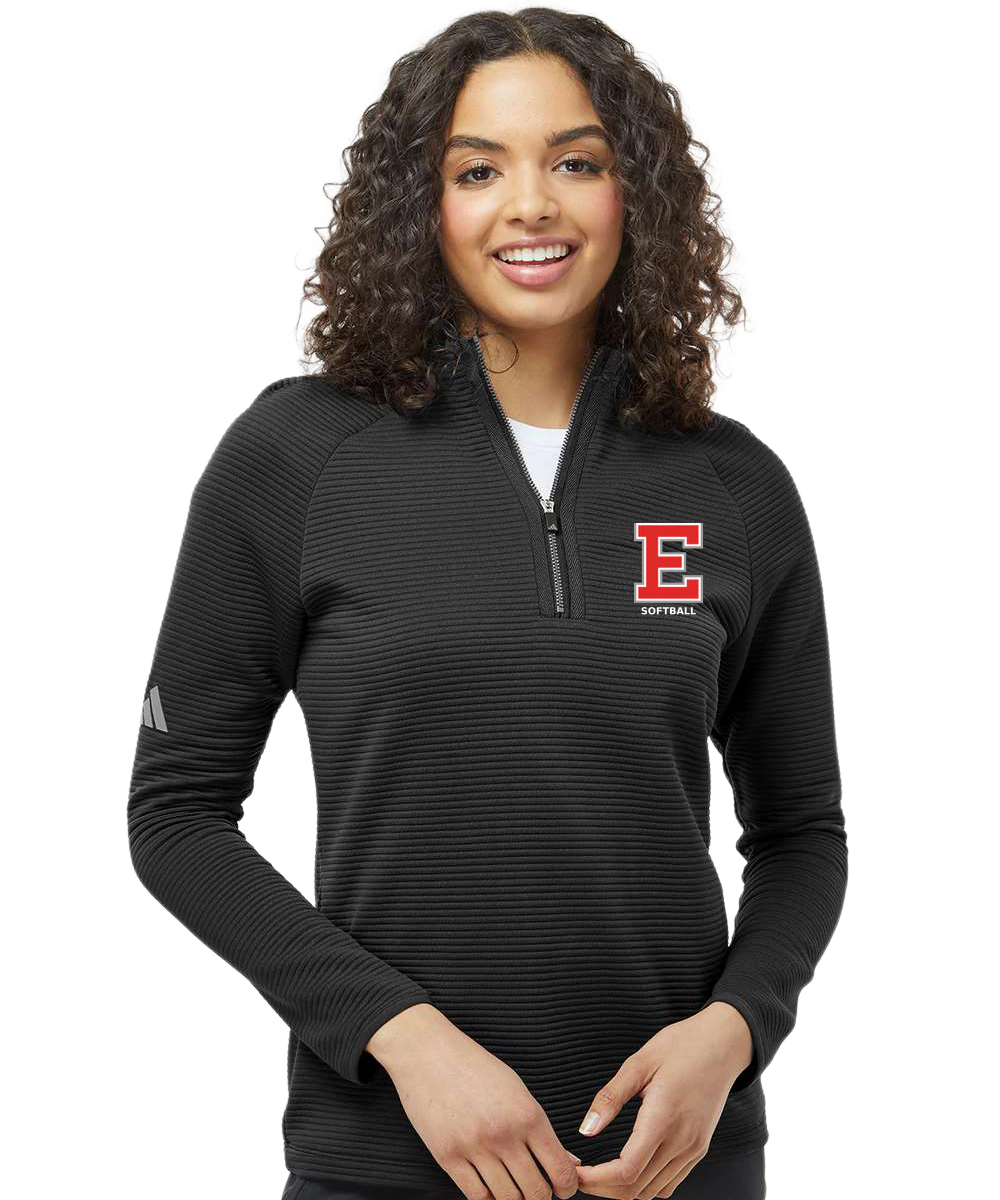 Duluth East Softball - Black Quarter Zip - Left Chest
