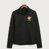 Polo HS Football general - Black Quarter Zip - Left Chest