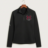 Moline Cheer general - Black Quarter Zip - Left Chest