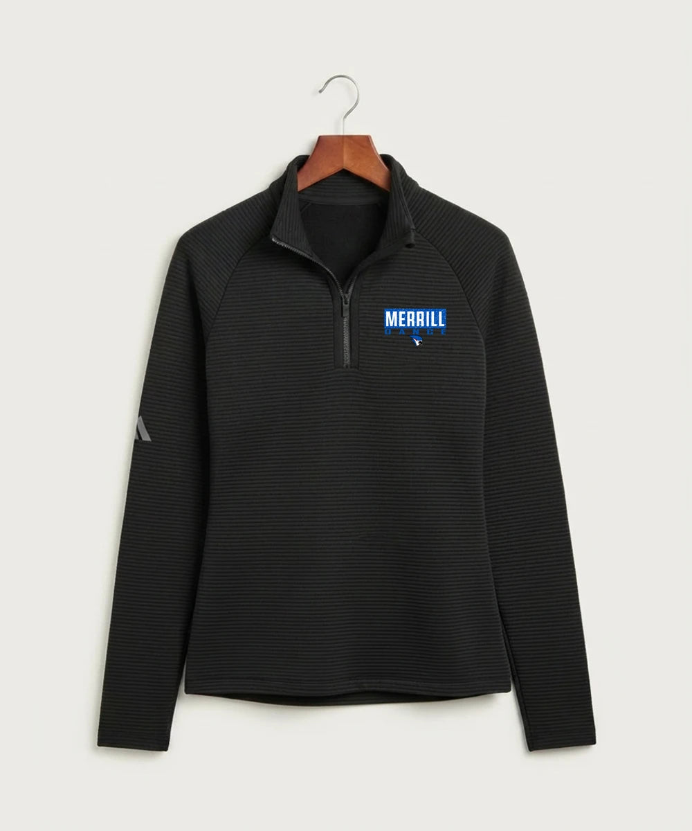 Merrill Dance and Cheer - Black Quarter Zip - Left Chest