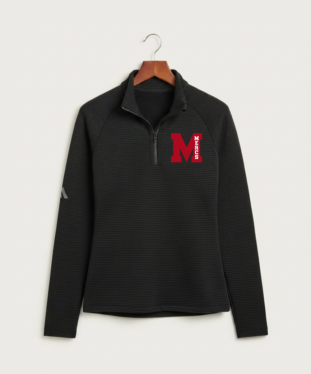 Mcgregor High School Volleyball (Girls) - Black Quarter Zip - Left Chest