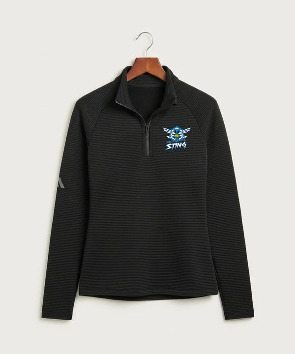 Minnesota Sting Athletics - Black Quarter Zip - Left Chest