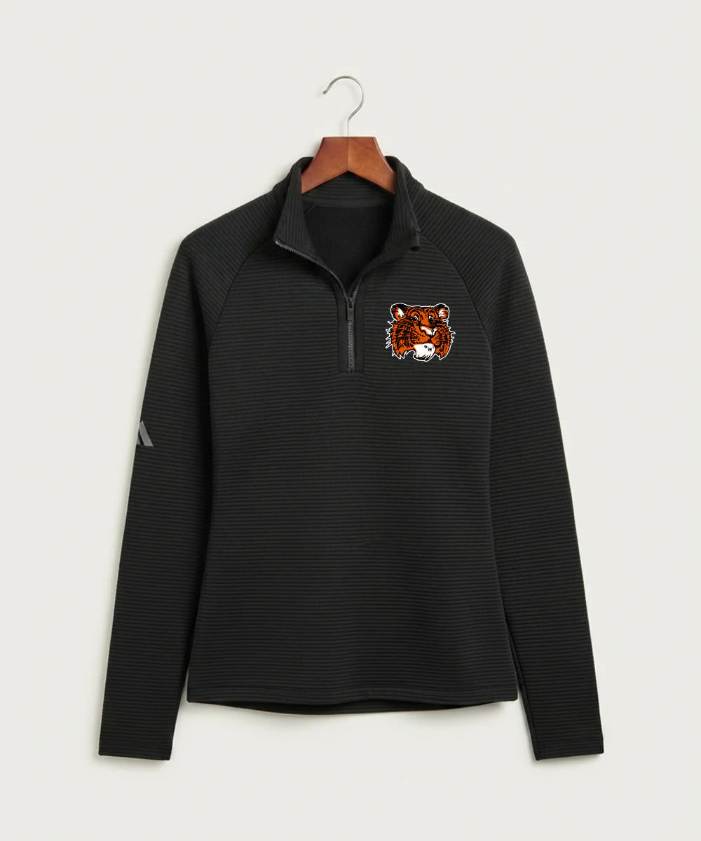 Browerville Public High School Athletics Coed - Black Quarter Zip - Left Chest