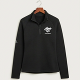 Polo HS Football general - Black Quarter Zip - Left Chest