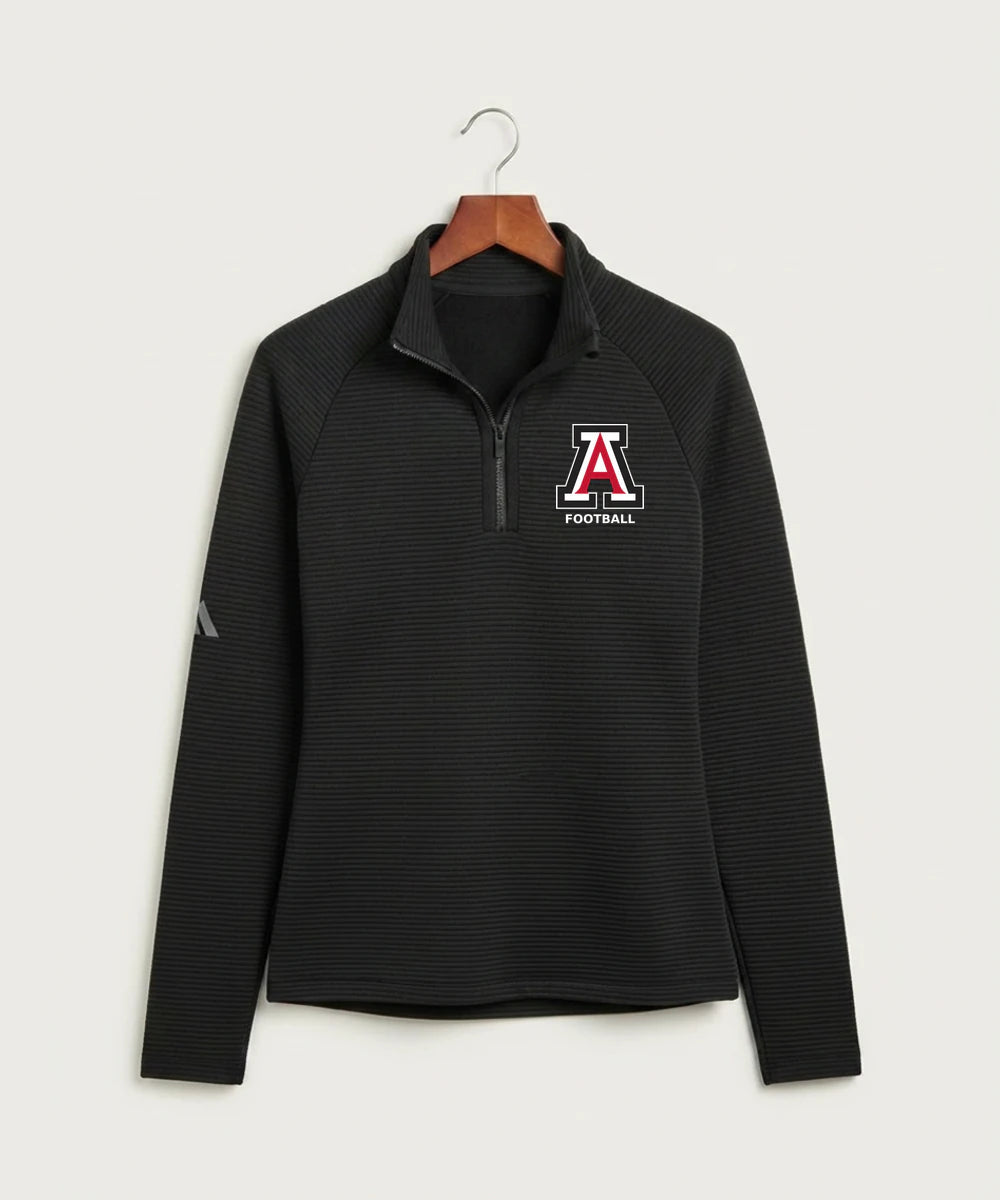 Amboy Football general - Black Quarter Zip - Left Chest