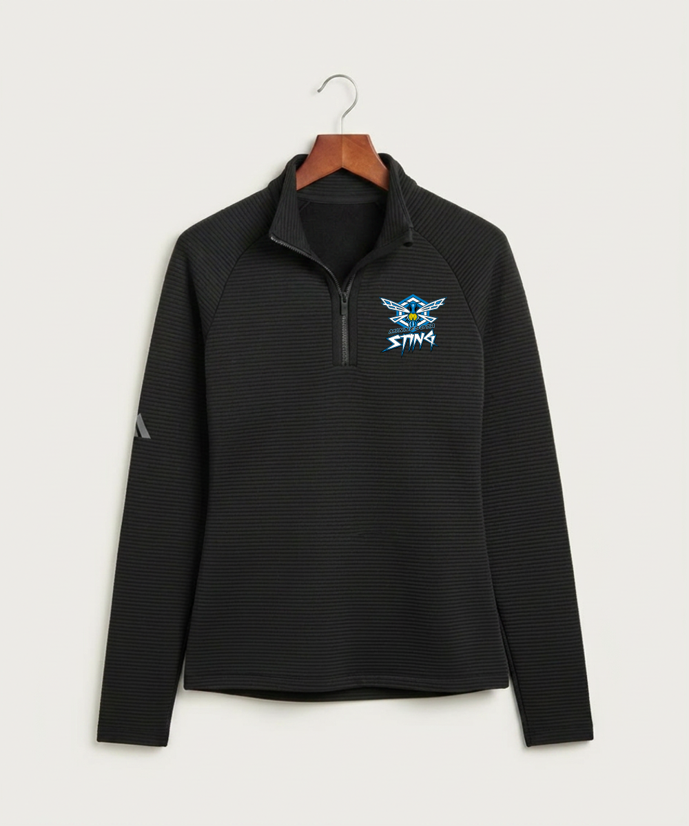 Minnesota Sting Athletics - Black Quarter Zip - Left Chest
