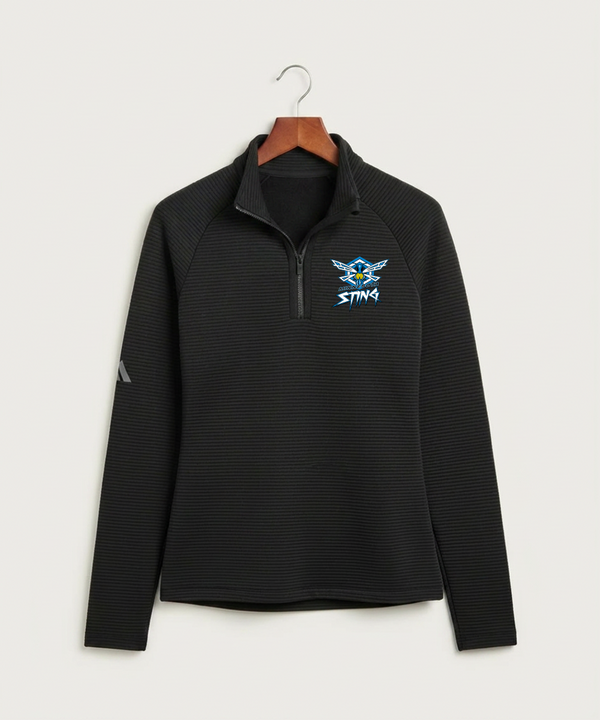 Minnesota Sting Athletics - Black Quarter Zip - Left Chest