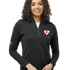 Fairmont Baseball - Black Quarter Zip - Left Chest