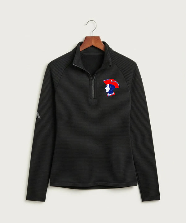 Hills-Beaver Creek High School Volleyball (Girls) - Black Quarter Zip - Left Chest