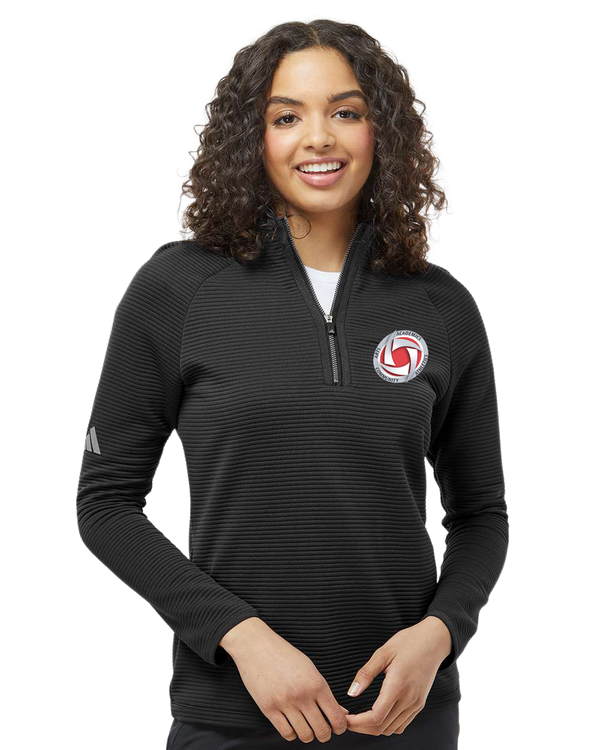 Houston Volleyball - Black Quarter Zip - Left Chest