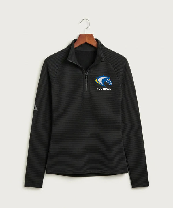 Riverside High School Football general - Black Quarter Zip - Left Chest
