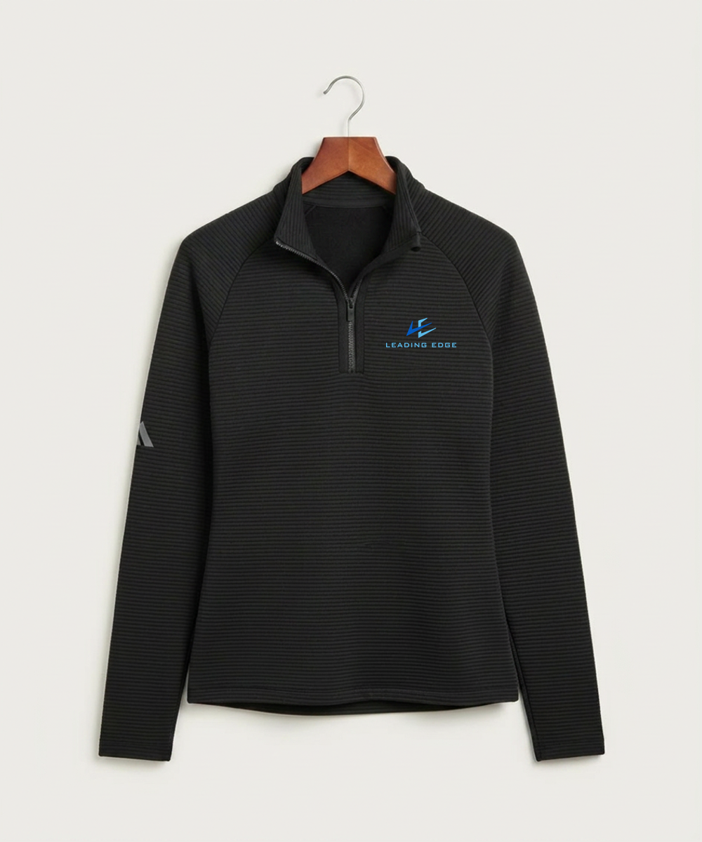 Leading Edge Team Store - Black Quarter Zip - Left Chest