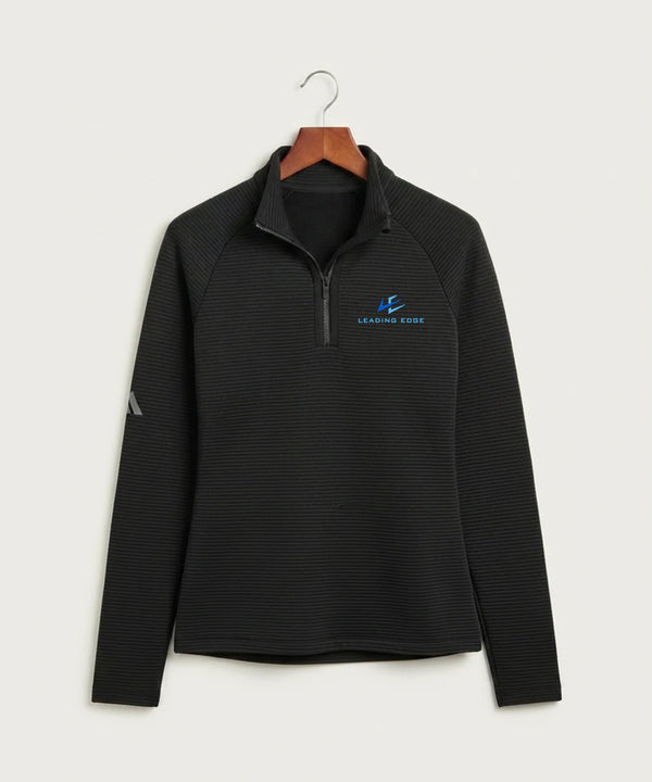 Leading Edge Team Store - Black Quarter Zip - Left Chest