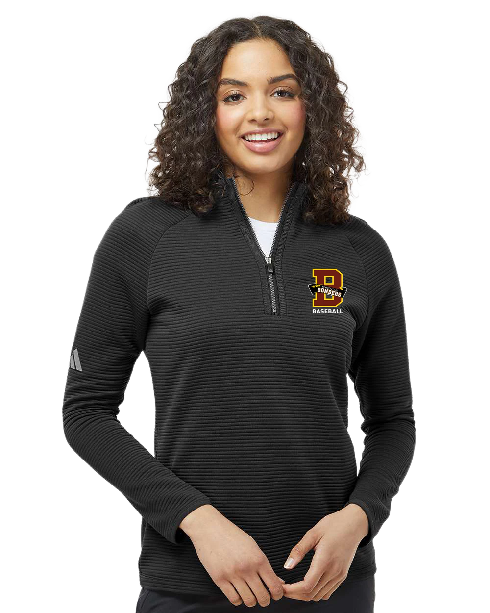 Barnum Baseball - Black Quarter Zip - Left Chest