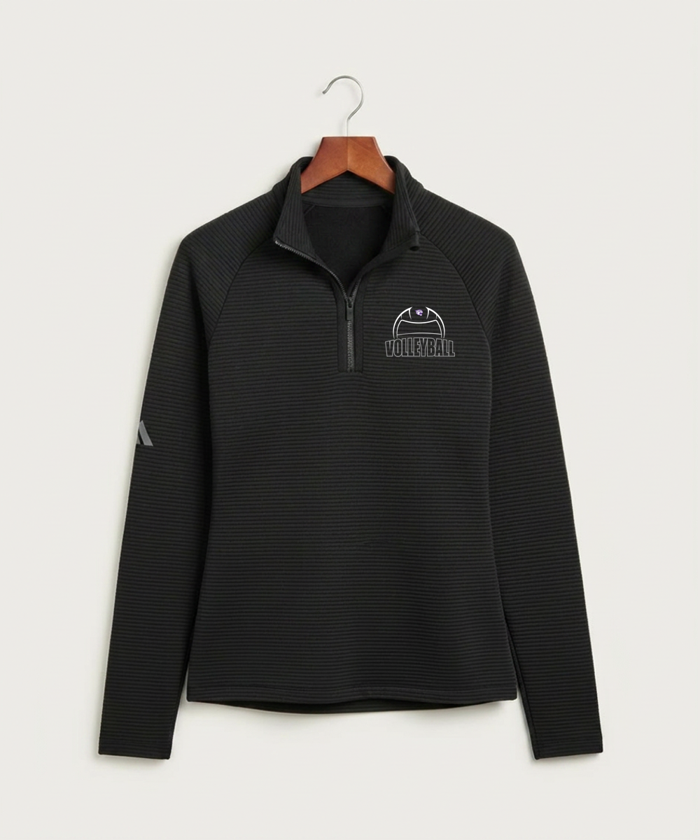 Goodhue High School Volleyball (Girls) - Black Quarter Zip - Left Chest