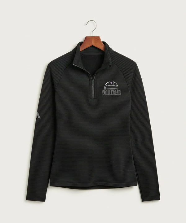 Goodhue High School Volleyball (Girls) - Black Quarter Zip - Left Chest