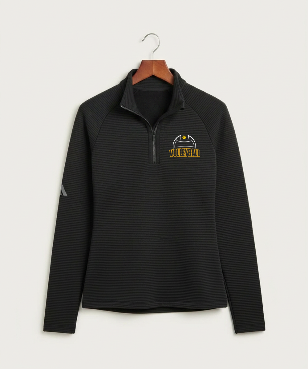 Plainview Elgin Millville H S Volleyball (Girls) - Black Quarter Zip - Left Chest